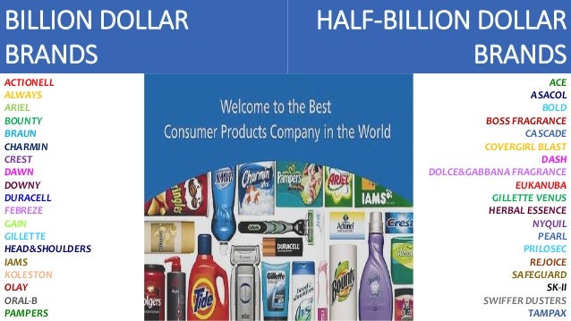 Procter and gamble billion dollar brands casino адрес